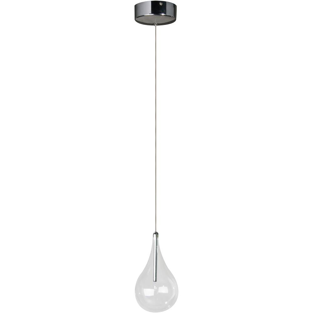 ET2 E23111-18 Polished Chrome Larmes 1-light Pendant Image 1