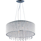 ET2 E23137-10PC Polished Chrome Spiral 10-light Pendant Image 1