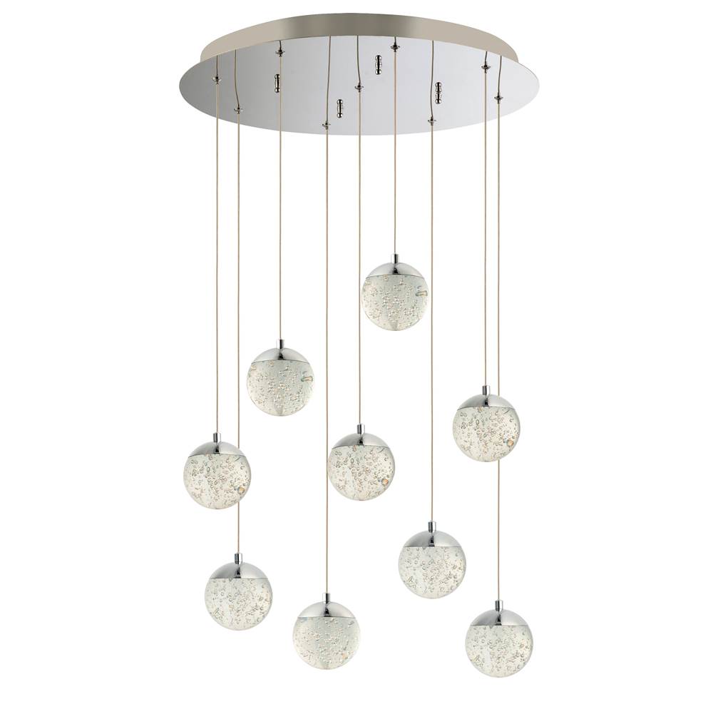 ET2 Orb Ii Orb Ii 9-light Led Pendant