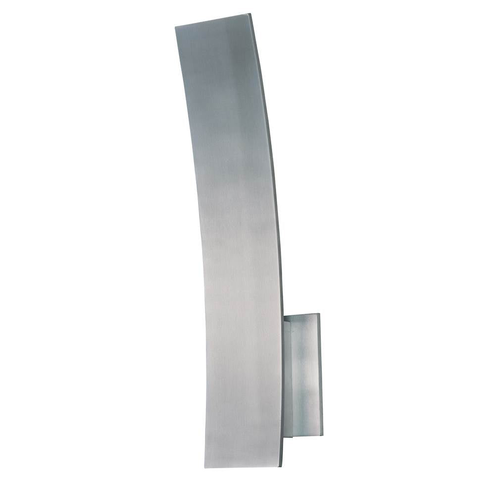 ET2 E41307-SA Satin Aluminum Alumilux: Prime Led Outdoor Wall Sconce Image 1