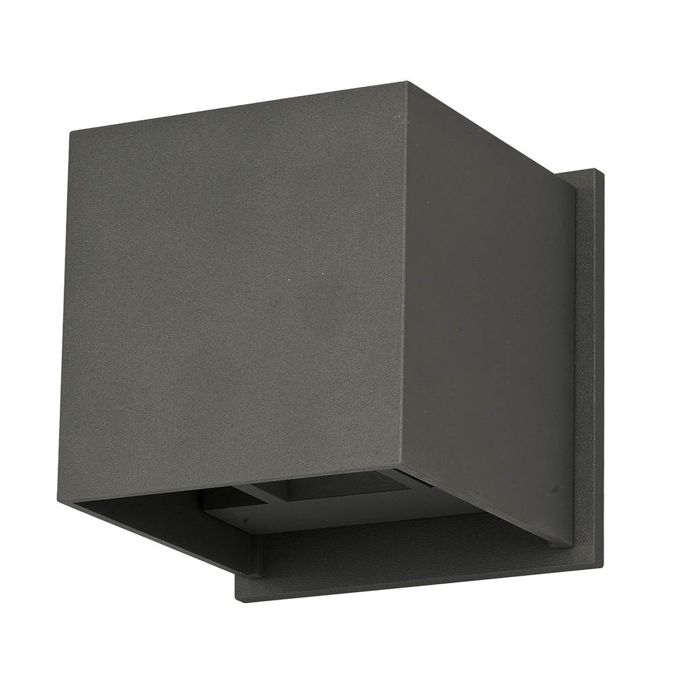 ET2 Alumilux Cube Alumilux: Cube Led Outdoor Wall Sconce