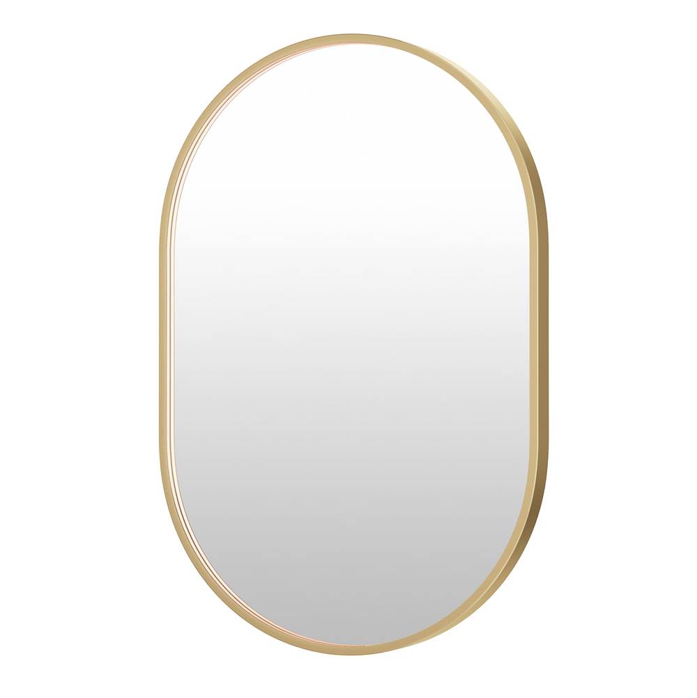 ET2 Elisse 24x36 Oval Bk Led Mirror