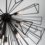 Eurofase 43863-013 Matte Black Dendelio, Chandelier , 13-light, 30'', Matte Black Image 3