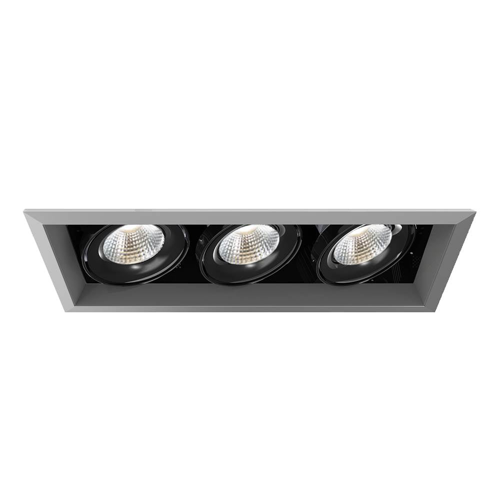 Eurofase  Multiple 26w 3 Lights Trim 40 Degree Gimbal 3500k Platinum/black