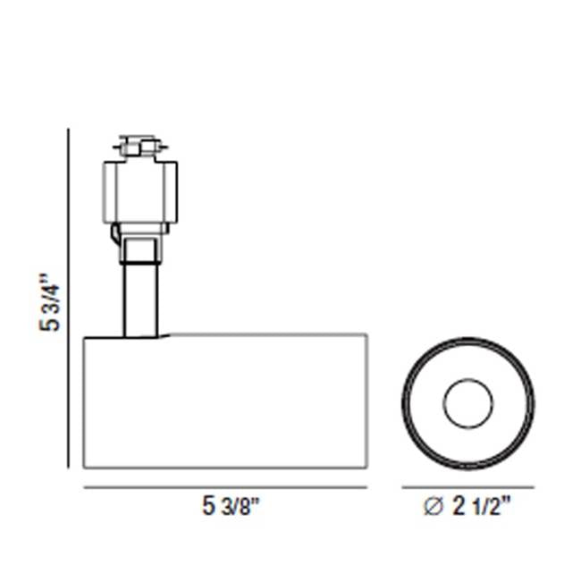 Eurofase 35456-35-01  Charlie,trk Head,led,15w,35k,b Image 2