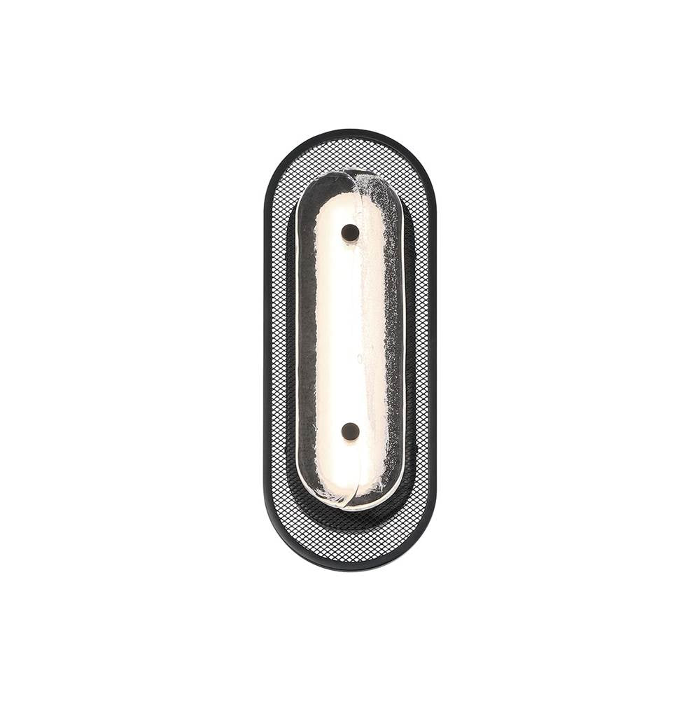 Eurofase 49442-014 Matte Black Tramore, Wall Sconce, 16'', Matte Black, Silver Glass Image 4