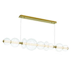 Eurofase 47257-016 Gold Atomo, Chandelier, 9-light, 74'', Gold, Clear Glass Image 4