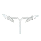 Eurofase Pole Mount Eurofase Ef3908pmdw 39 Inch 8ft White Pole Mount With Double Crossbar