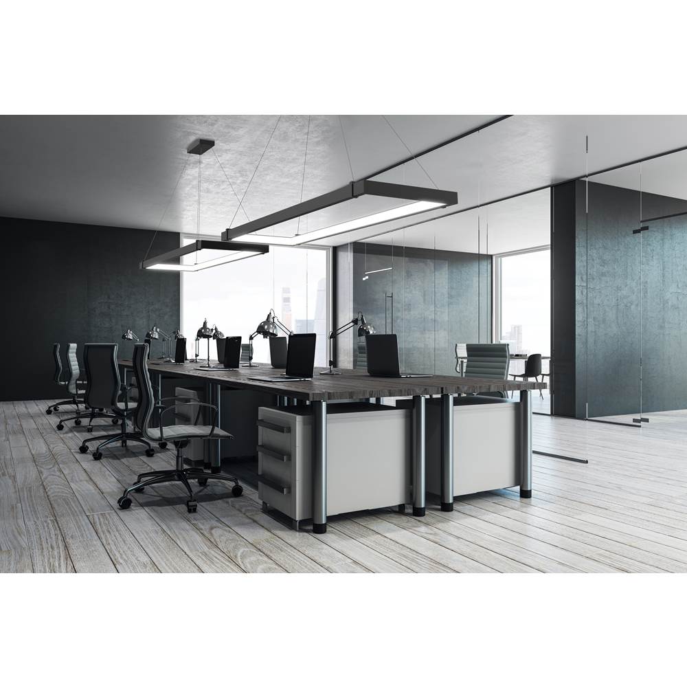 Eurofase 38138-010 Matte Black Mucci, Chandelier , 60'', Matte Black Image 2