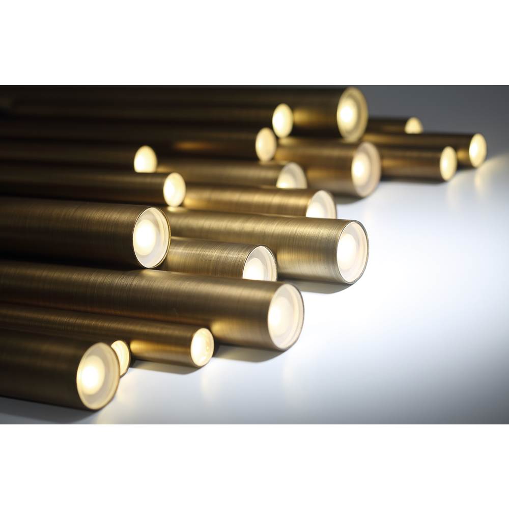 Eurofase Santana, Chandelier , 18-light, 42'', Brushed Brass