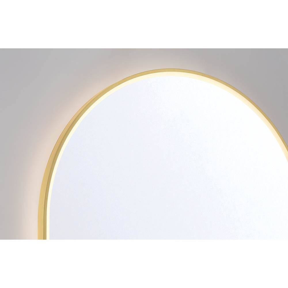 Eurofase 48520-010 Gold Linden, Mirror , 24'' X 36'', Gold Image 8