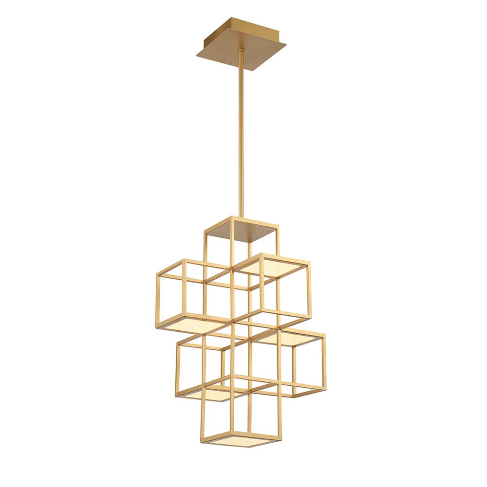 Eurofase Ferro, Chandelier , 5-light, 21'', Matte Gold