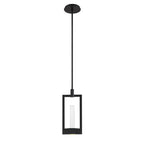 Eurofase 35948-018 Matte Black Hanson, Pendant, 2-light, 17'', Matte Black, Clear Glass Image 3