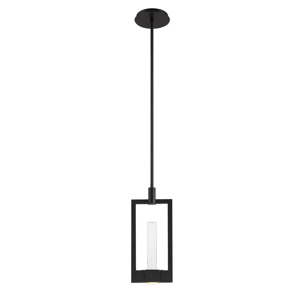 Eurofase 35948-018 Matte Black Hanson, Pendant, 2-light, 17'', Matte Black, Clear Glass Image 3