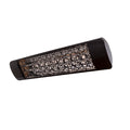 Eurofase EF40208B4 Black Eurofase Ef40208b4 Dual Element 39 Inch 4000 Watt Electric Patio Heater Image 1