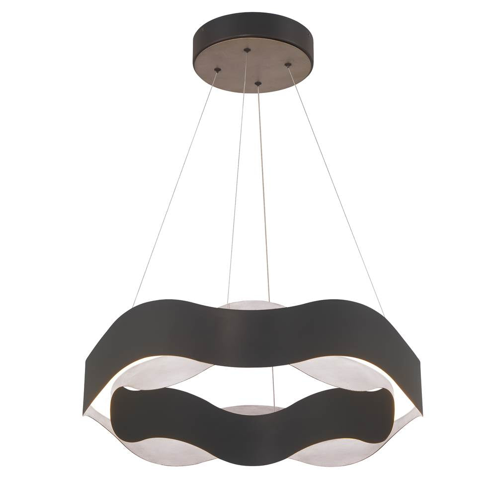 Eurofase 31783-024 Silver Black Mix Vaughan, Pendant, 24'', Silver-black Mix, Silver Steel Image 7