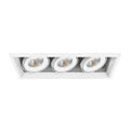 Eurofase  Multiple 15w 3 Lights Trim 40 Degree Gimbal 3000k White/white