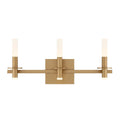 Eurofase 45234-019 Gold Torna, Vanity, 3lt, 24'', Gold, White Acrylic Image 1