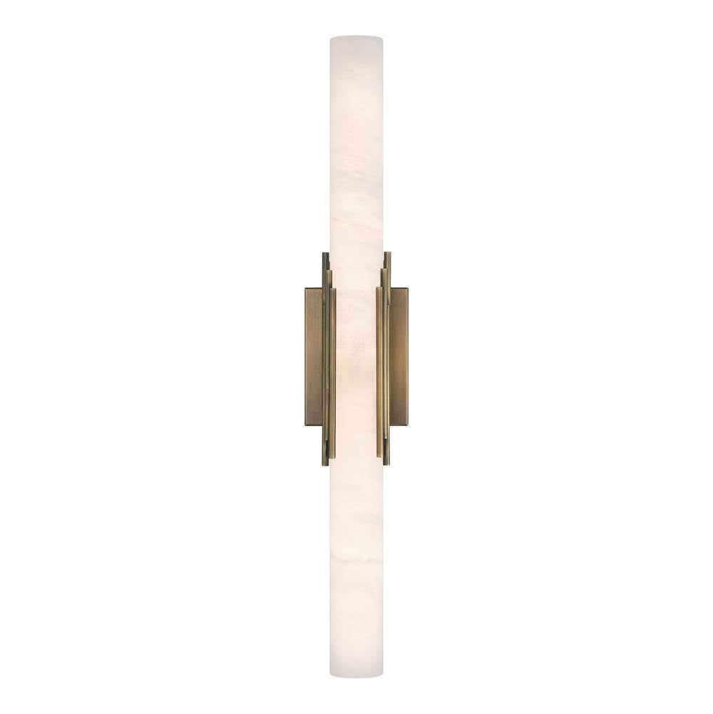 Eurofase 49035-018 Antique Brass Venna, Wall Sconce , 28'', Antique Brass, Alabaster Image 2