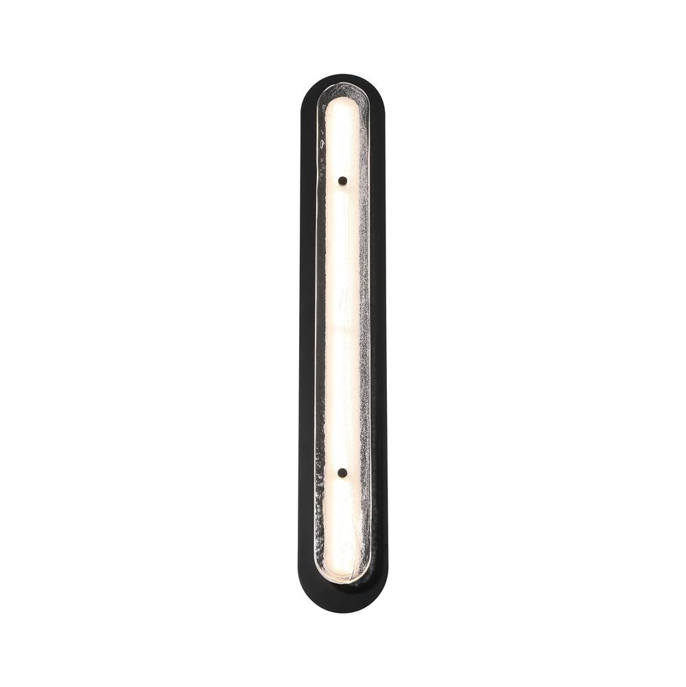 Eurofase 49177-015 Powder Coat Black Tramore, Outdoor, 38'', Powder Coat Black, Silver Glass Image 3