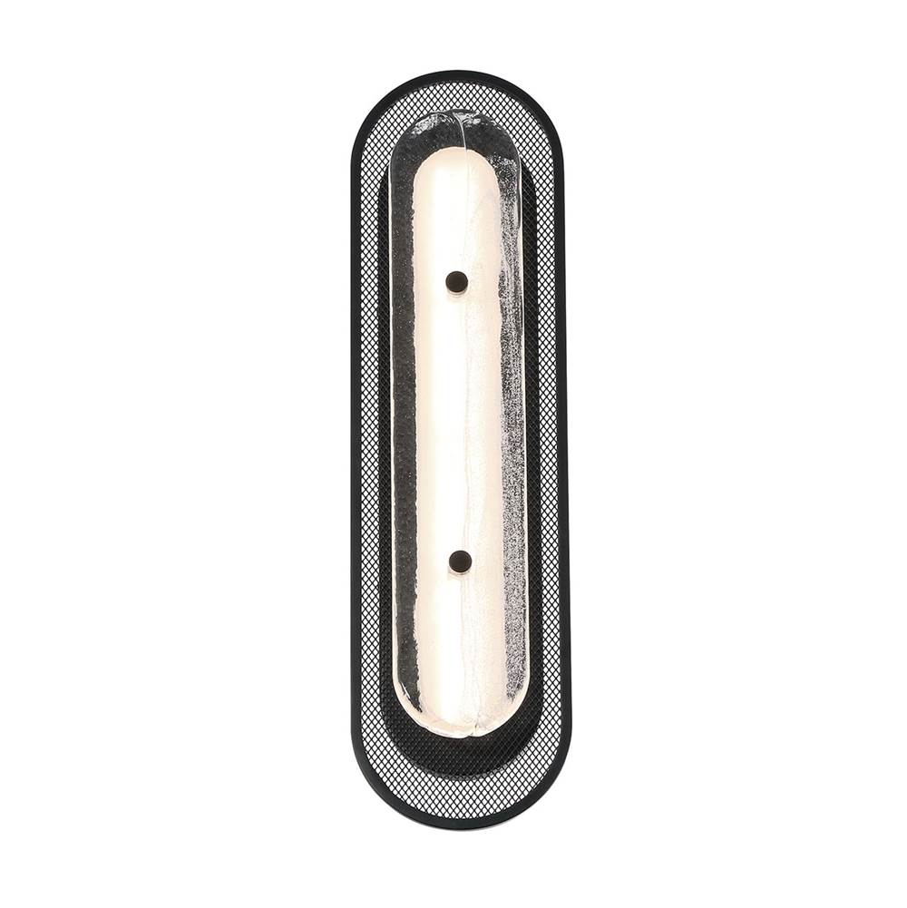 Eurofase 49443-011 Matte Black Tramore, Wall Sconce, 22'', Matte Black, Silver Glass Image 6