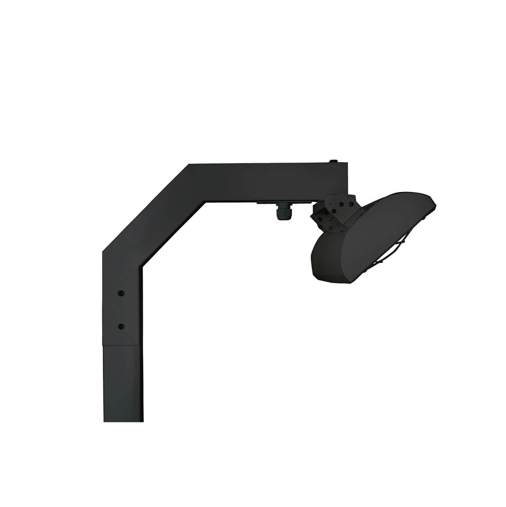 Eurofase EF3908PMB Black Eurofase Ef3908pmb 39 Inch 8ft Black Pole Mount With Single Crossbar Image 1