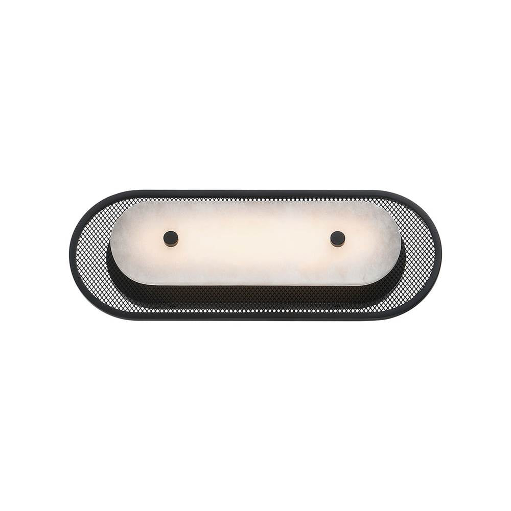 Eurofase 49442-021 Matte Black Tramore, Wall Sconce , 16'', Matte Black, Alabaster Image 4