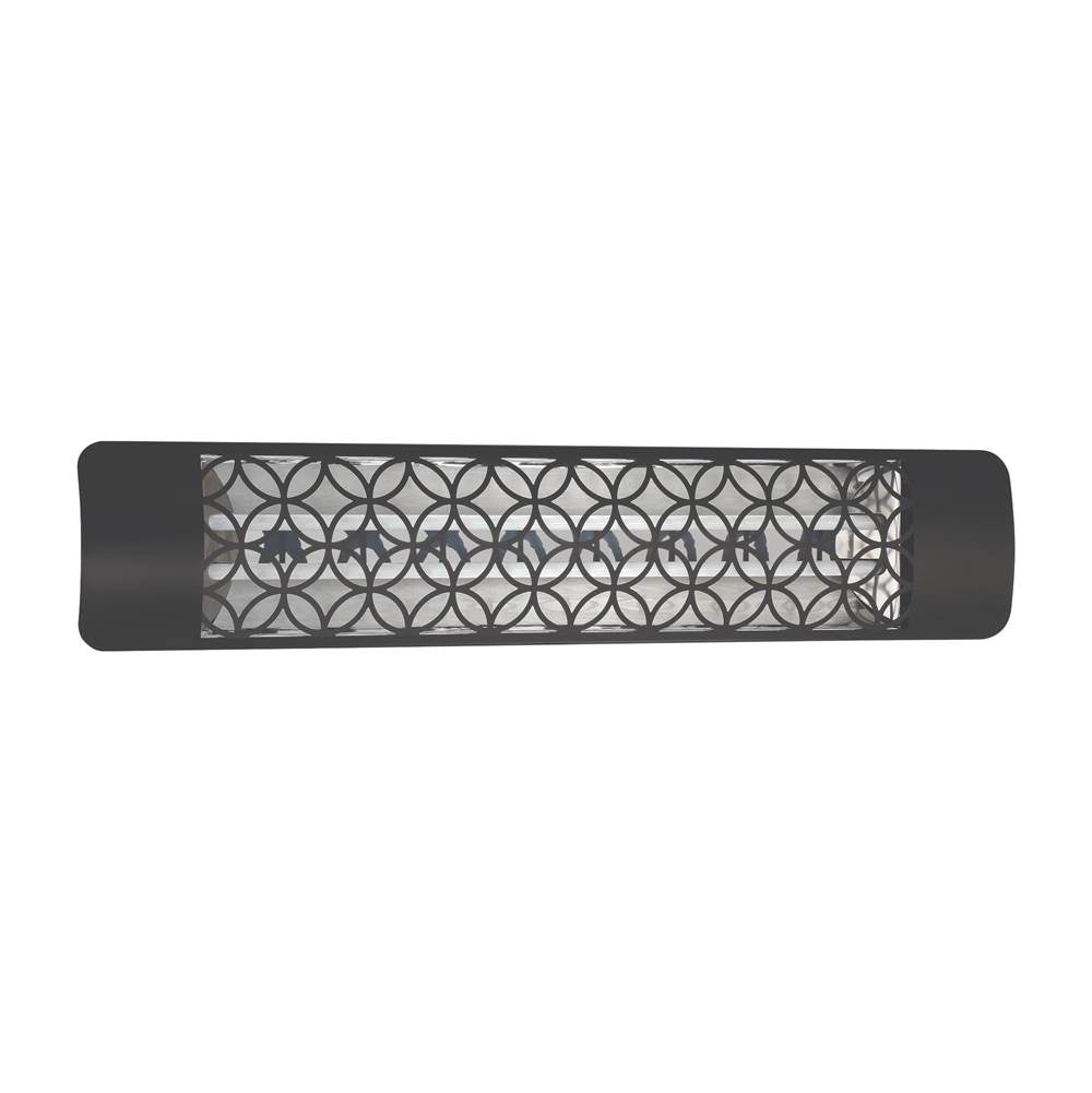 Eurofase EF40480B2 Black Eurofase Ef40480b2 Dual Element 39 Inch 4000 Watt Electric Patio Heater Image 1