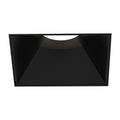 Eurofase Oscar Small 15w Square Black Trimless Black Baffle Wide 3000k Clear Lens