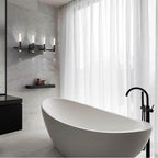 Eurofase 45235-032 Matte Black Torna, Vanity, 4lt, 36'', Matte Black, White Acrylic Image 1