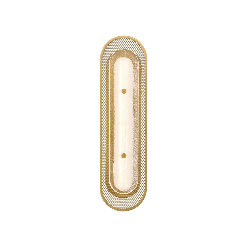 Eurofase 49172-010 Gold Tramore, Wall Sconce, 22'', Gold, Silver Glass Image 6