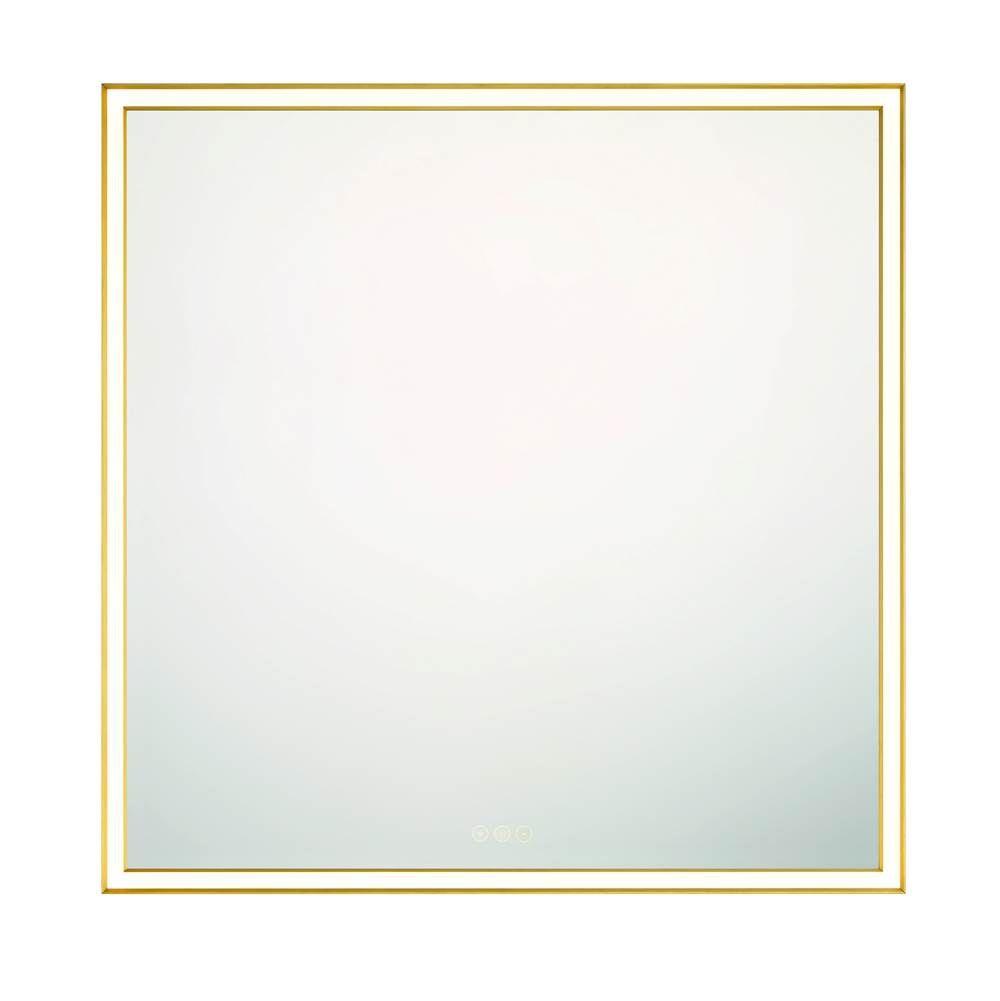 Eurofase Nixon, Mirror , 36'' X 36'', Anodized Gold