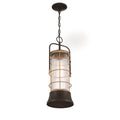 Eurofase 44266-011 Gold Black Mix Rivamar, Outdoor, 23'', Gold-black Mix, Clear Glass Image 1