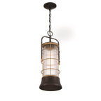 Eurofase 44266-011 Gold Black Mix Rivamar, Outdoor, 23'', Gold-black Mix, Clear Glass Image 1