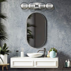 Eurofase 46810-014 Chrome Atomo, Vanity, 4lt, 30'', Chrome, Clear Glass Image 2