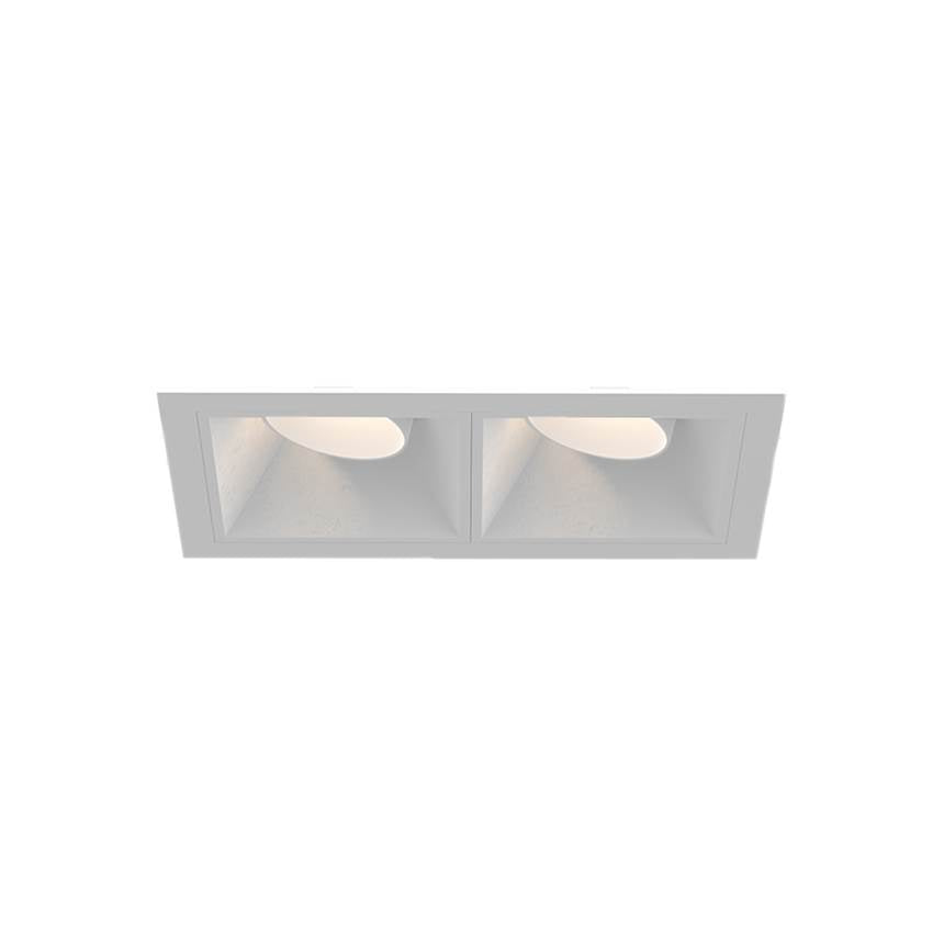 Eurofase Bravo 10w 2 Light White Trim Gimbal Wide 3000k Clear Lens