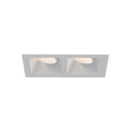 Eurofase Bravo 15w 2 Light White Trim Gimbal Flood 3500k Clear Lens