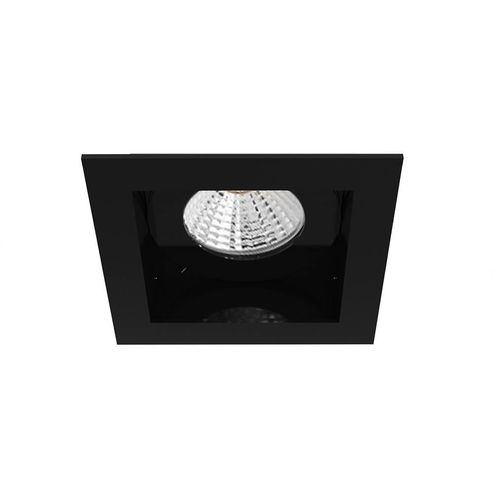 Eurofase Amigo 15w 1 Light Square Trim Downlight 3000k Black