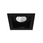 Eurofase Amigo 15w 1 Light Square Trim Downlight 3000k Black