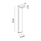 Eurofase Pallito,led Blrd,1x7w,26in,bk