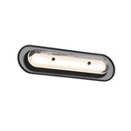Eurofase 49443-011 Matte Black Tramore, Wall Sconce, 22'', Matte Black, Silver Glass Image 7