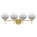 Eurofase 48916-028 Gold Iissa, Vanity, 4lt, Gold, Smoked Glass Image 1