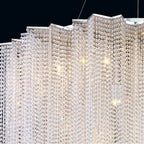 Eurofase 29052-011 Chrome Cohen, Chandelier, 24-light, 67'', Chrome, Mixed Glass Image 5