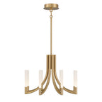 Eurofase 49010-015 Gold Olette, Chandelier, 8-light, 24'', Gold, Frosted Acrylic Image 5