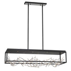 Eurofase 35642-023 Silver Black Mix Aerie, Chandelier , 8-light, 42'', Silver-black Mix Image 3