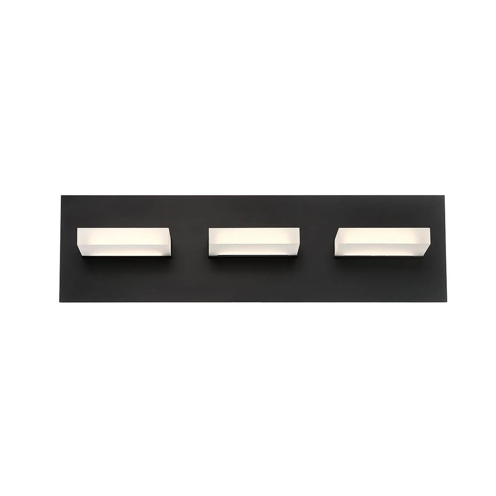 Eurofase Olson, Vanity , 3lt, 18'', Matte Black