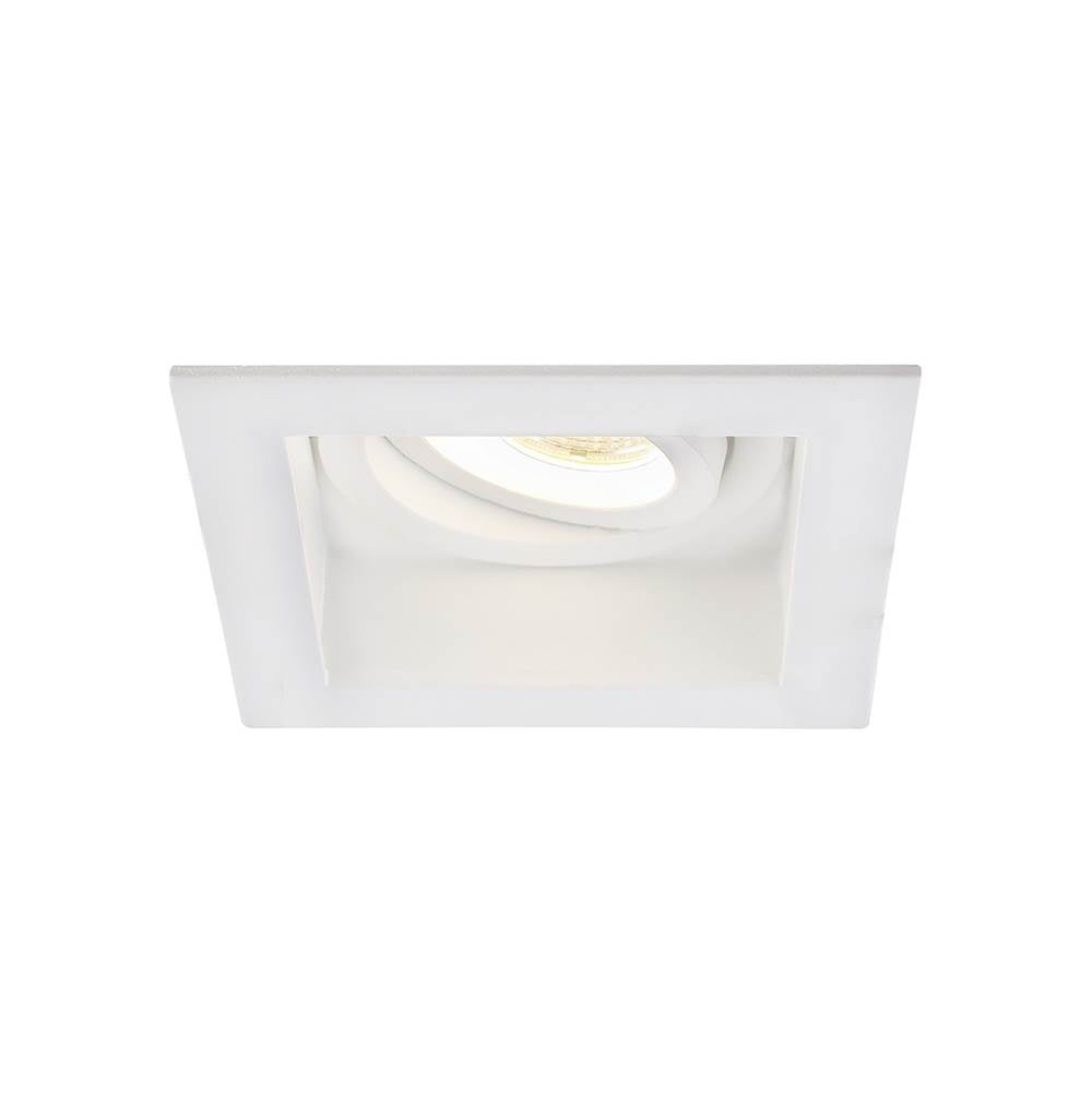 Eurofase 28722-35-014 White Amigo 15w 1 Light Square Trim Gimbal 3500k White Image 1