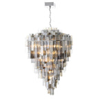 Eurofase 47913-011 Chrome Altesa, Chandelier, 46-light, 59'', Chrome, Mixed Glass Image 3