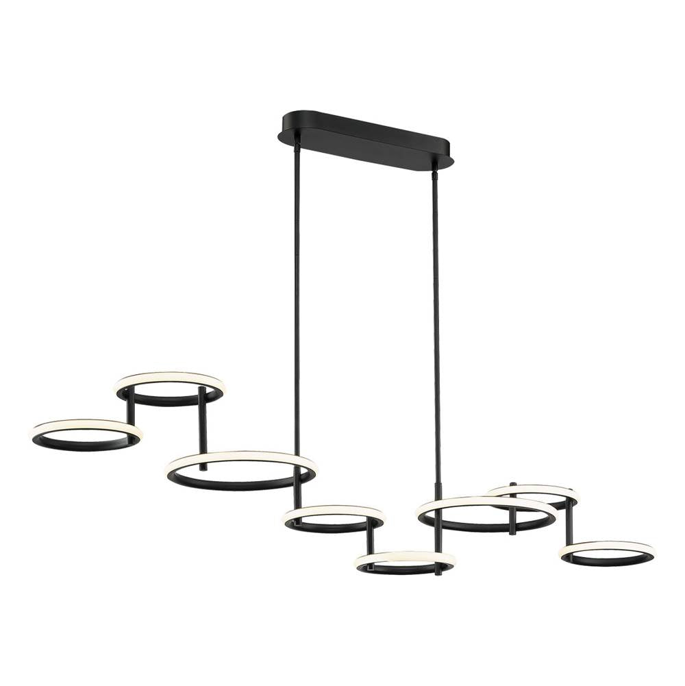 Eurofase Giro, Chandelier , 8-light, 59'', Matte Black