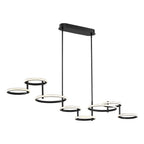 Eurofase Giro, Chandelier , 8-light, 59'', Matte Black